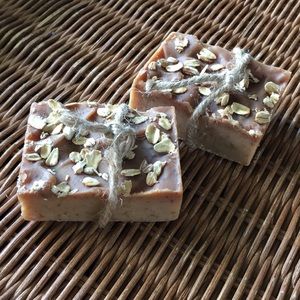 2 Bars: Oatmeal, Milk & Honey Handmade Soap